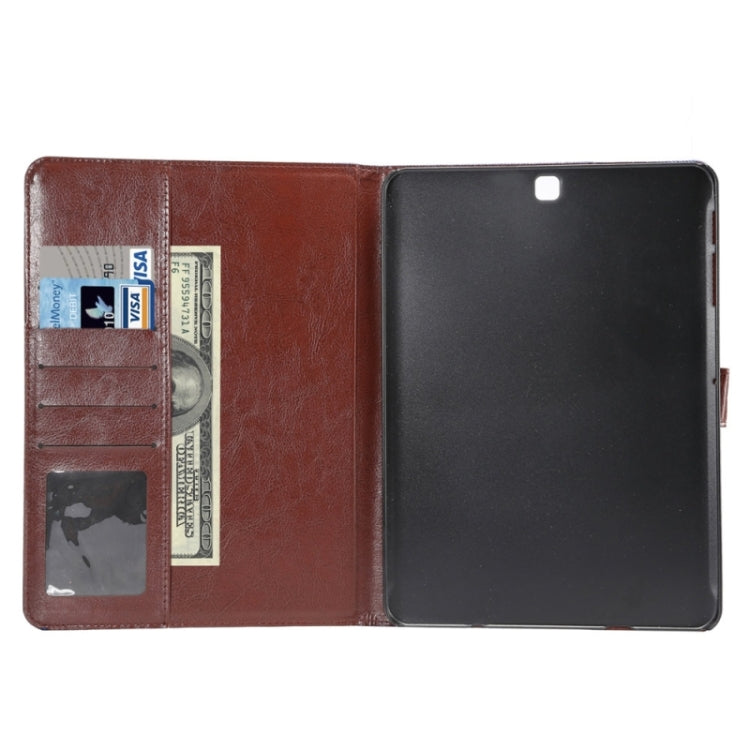 Denim Surface PU Leather Case with Holder & Card Slots & Wallet for Galaxy Tab S2 9.7 / T815