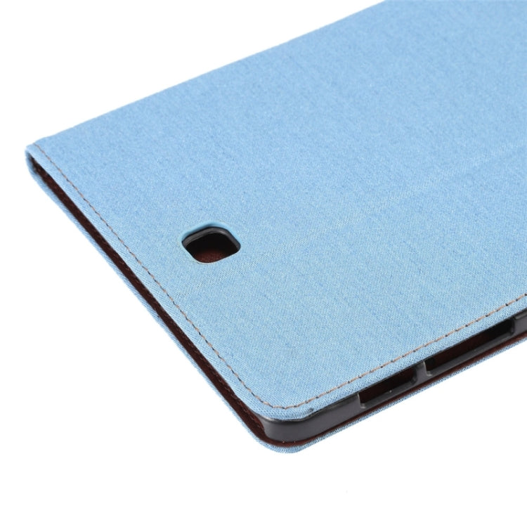 Denim Surface PU Leather Case with Holder & Card Slots & Wallet for Galaxy Tab S2 9.7 / T815