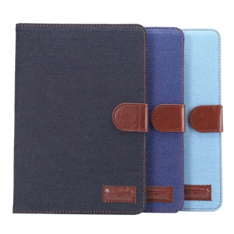 Denim Surface PU Leather Case with Holder & Card Slots & Wallet for Galaxy Tab S2 9.7 / T815