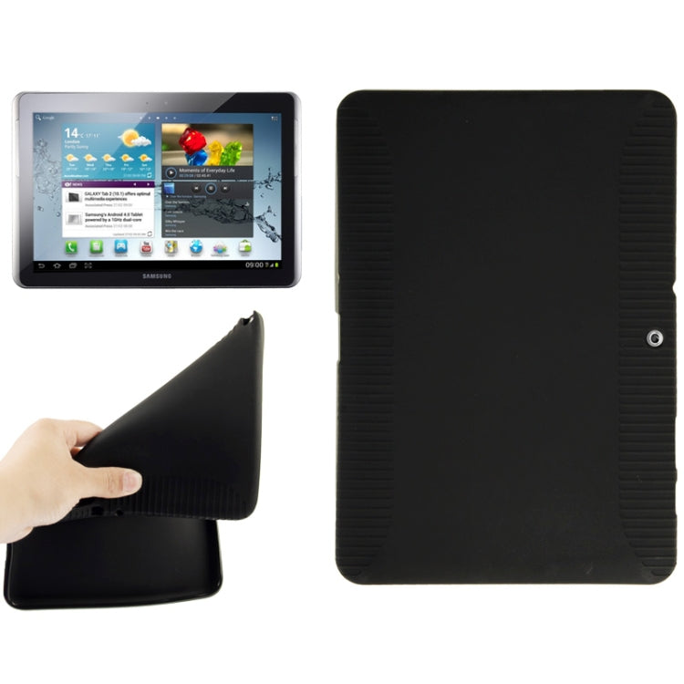 Non-slip Texture TPU Case for Galaxy Tab 2 (10.1) / P5100