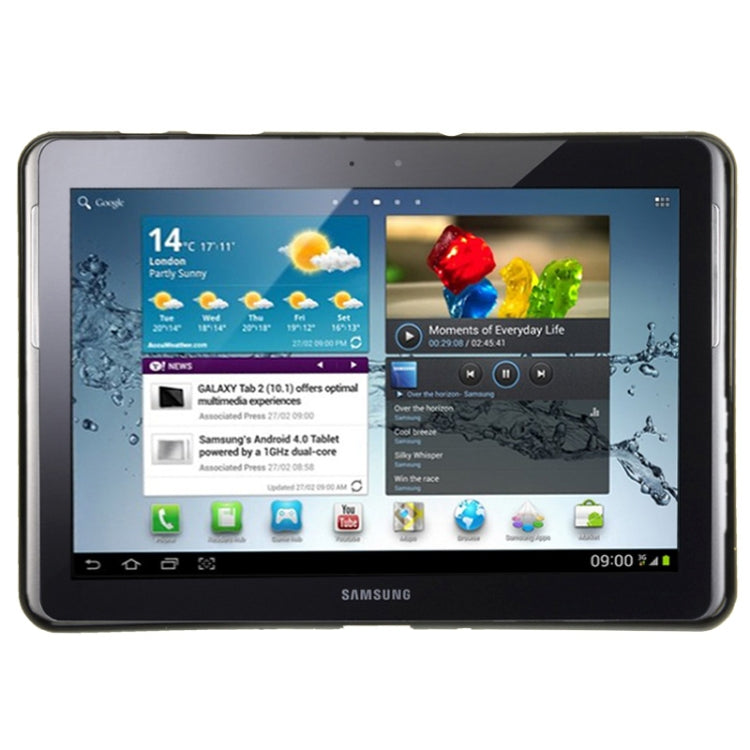 Non-slip Texture TPU Case for Galaxy Tab 2 (10.1) / P5100