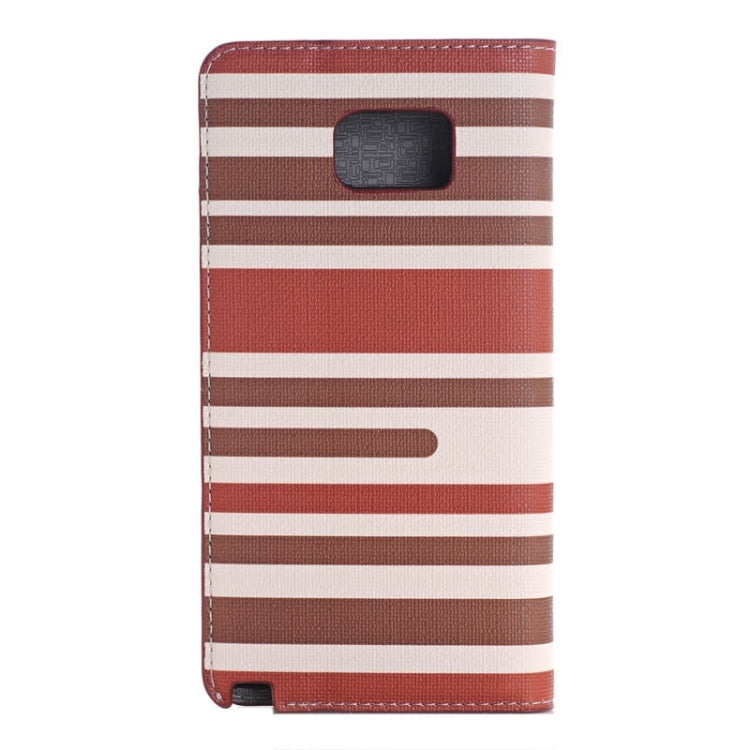 Color Matching Texture Horizontal Flip Leather Case with Card Slots & Wallet & Holder for Galaxy Note 5