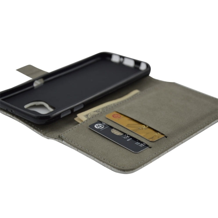 For Galaxy S6 / G920 Woven Texture Leather Case with Holder & Card Slots & Wallet