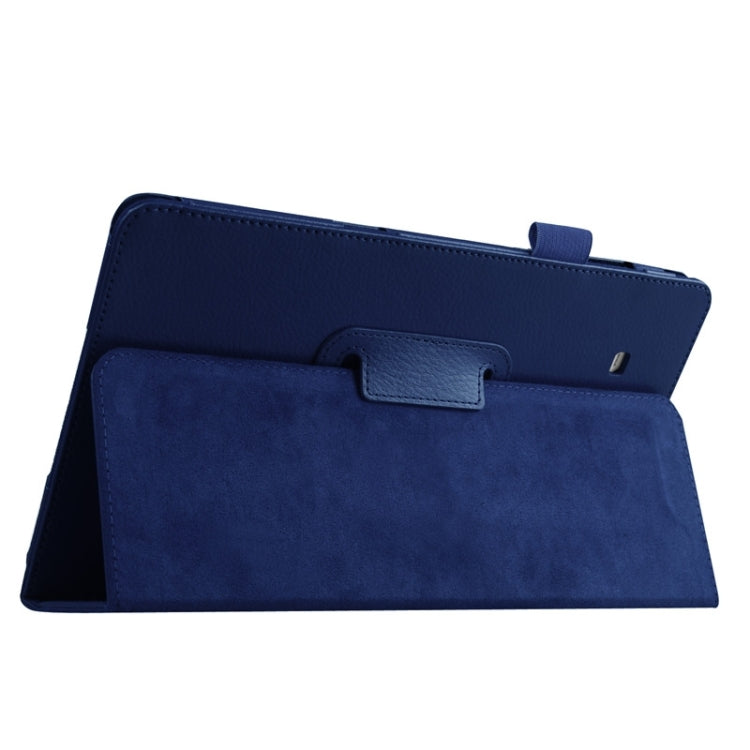 Litchi Texture Leather Case with Holder for Galaxy Tab E 9.6 / T560 / T561
