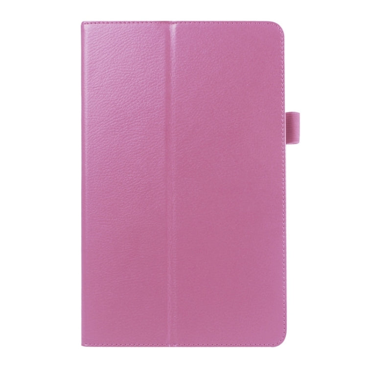 Litchi Texture Leather Case with Holder for Galaxy Tab E 9.6 / T560 / T561