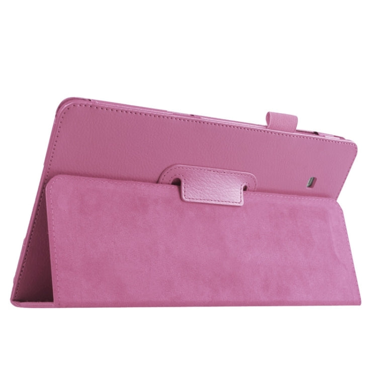Litchi Texture Leather Case with Holder for Galaxy Tab E 9.6 / T560 / T561