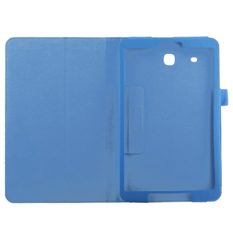 Litchi Texture Leather Case with Holder for Galaxy Tab E 9.6 / T560 / T561
