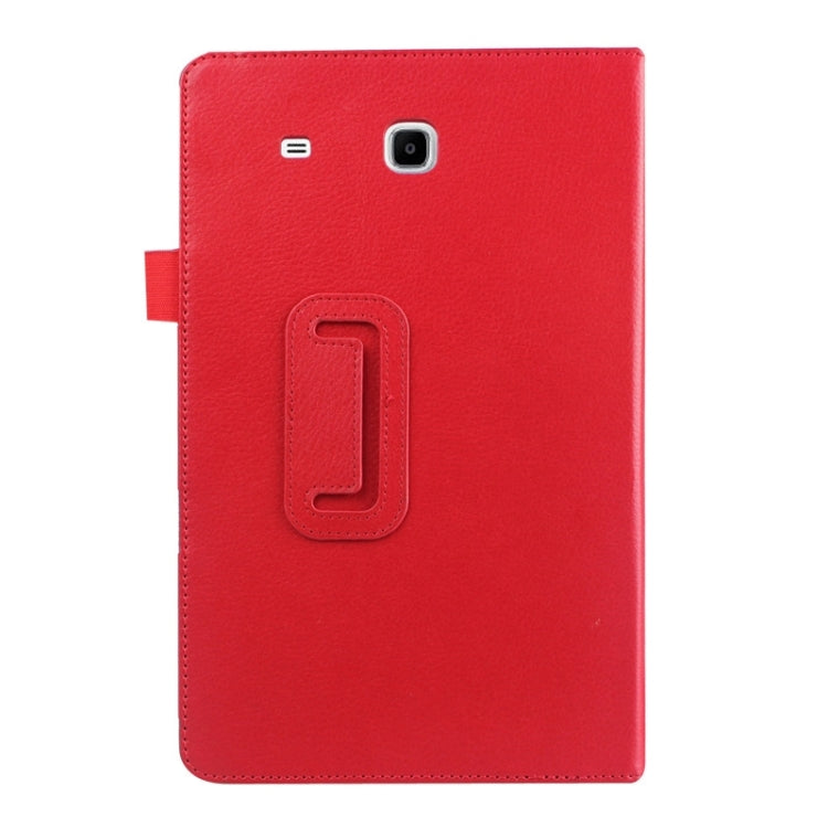 Litchi Texture Leather Case with Holder for Galaxy Tab E 9.6 / T560 / T561
