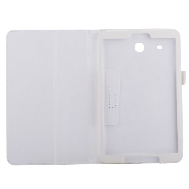 Litchi Texture Leather Case with Holder for Galaxy Tab E 9.6 / T560 / T561