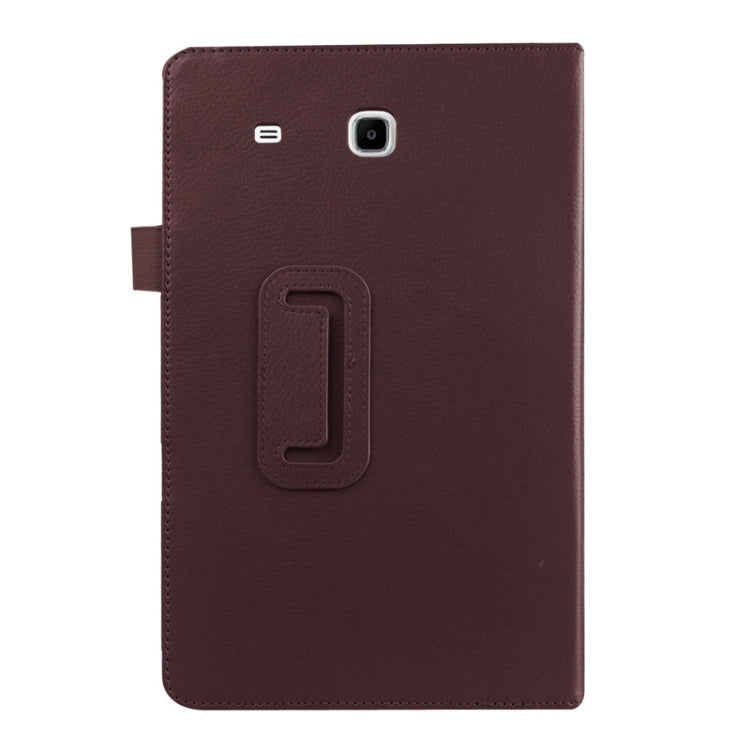 Litchi Texture Leather Case with Holder for Galaxy Tab E 9.6 / T560 / T561
