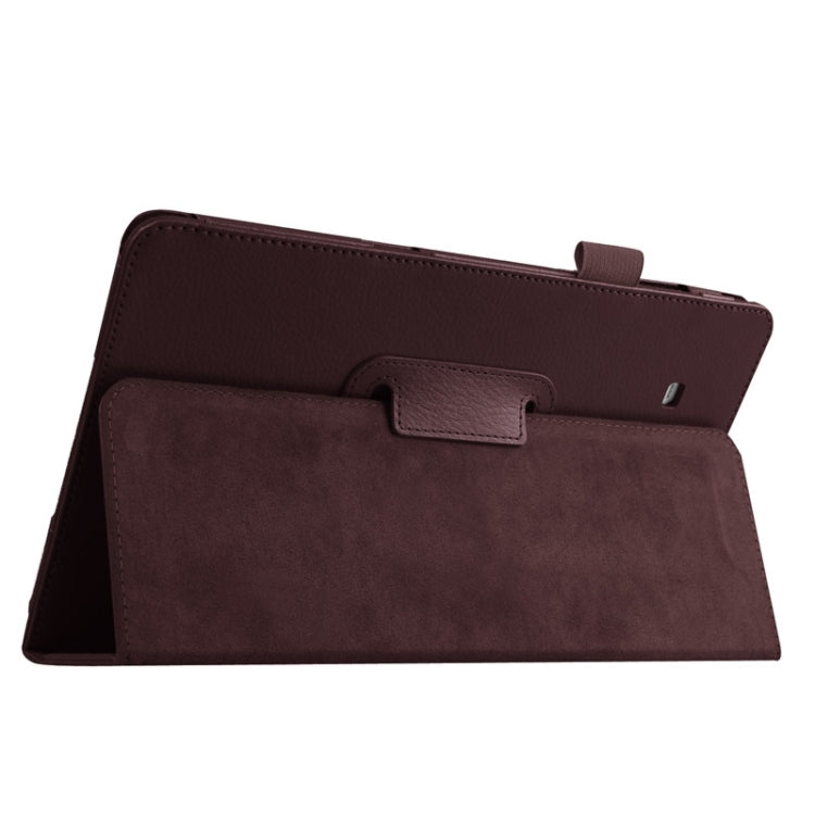 Litchi Texture Leather Case with Holder for Galaxy Tab E 9.6 / T560 / T561