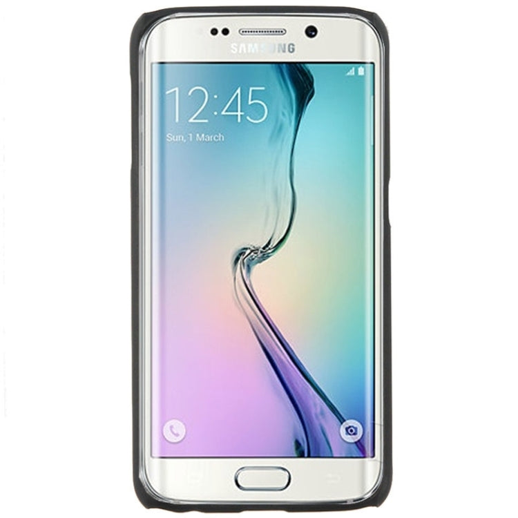 For Galaxy S6 Edge Embossed Flowers Pattern Protective Hard Case