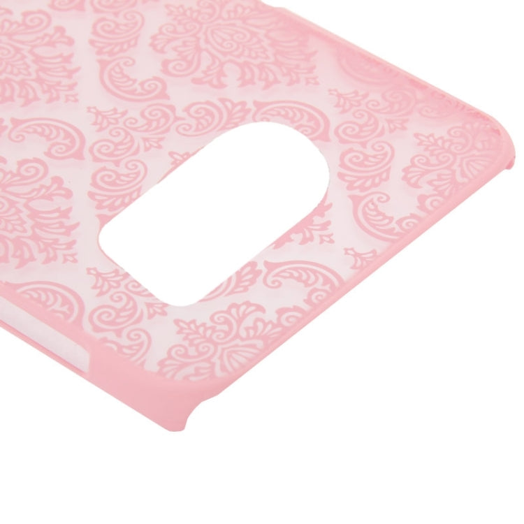 For Galaxy S6 Edge Embossed Flowers Pattern Protective Hard Case