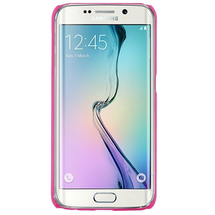 For Galaxy S6 Edge Embossed Flowers Pattern Protective Hard Case