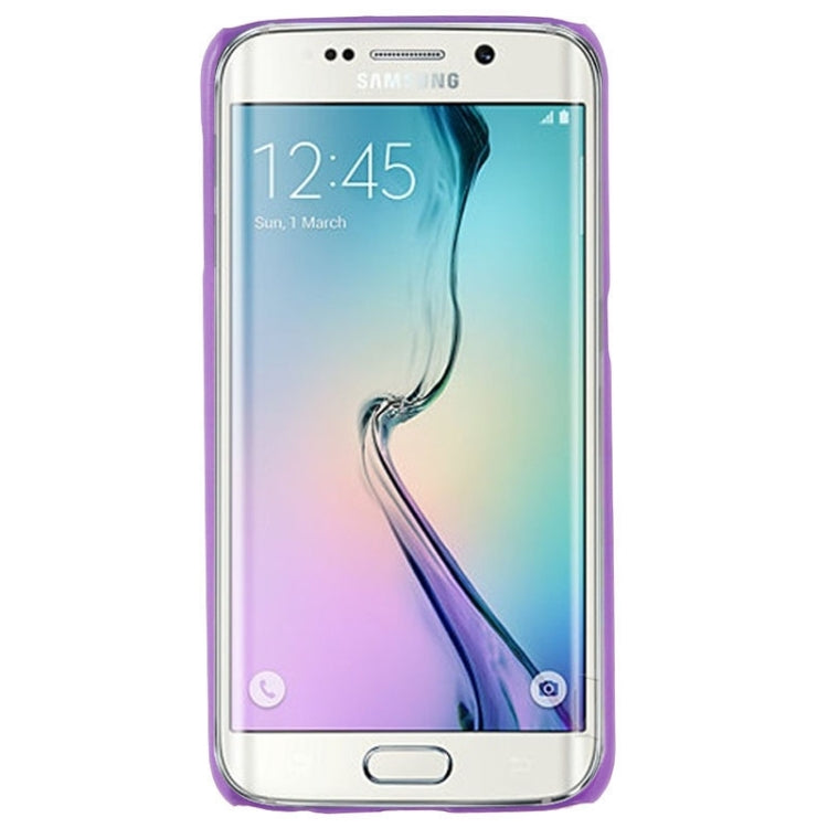 For Galaxy S6 Edge Embossed Flowers Pattern Protective Hard Case