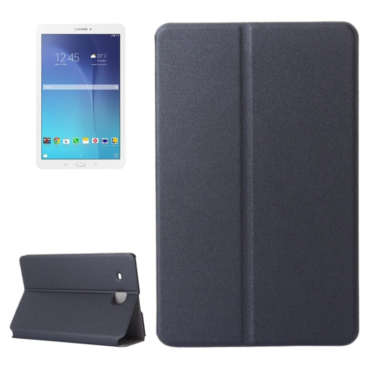 Frosted Texture Leather Case with Holder for Galaxy Tab E 9.6 / T560