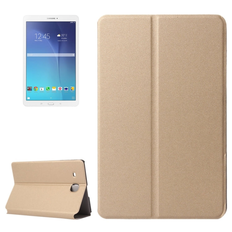 Frosted Texture Leather Case with Holder for Galaxy Tab E 9.6 / T560