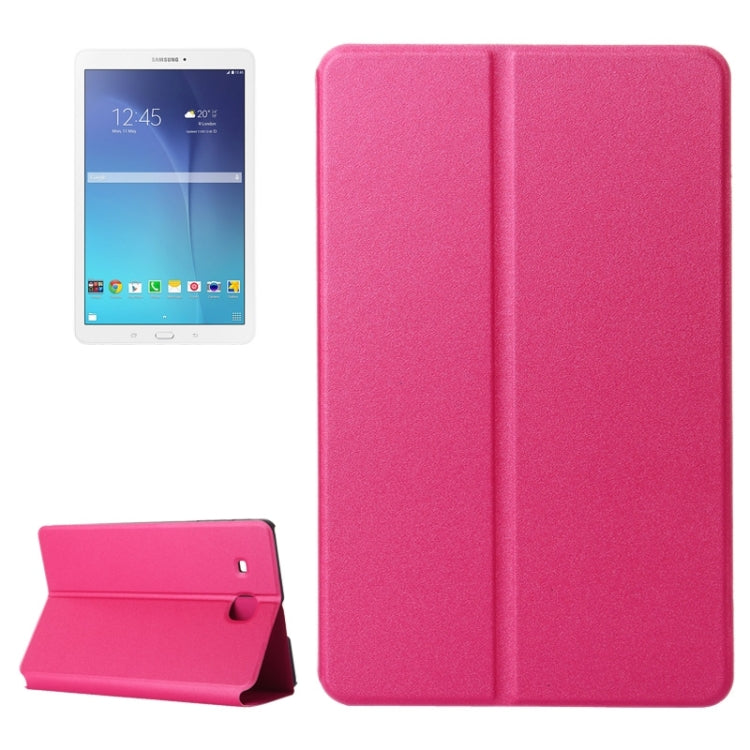 Frosted Texture Leather Case with Holder for Galaxy Tab E 9.6 / T560