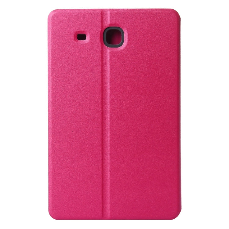 Frosted Texture Leather Case with Holder for Galaxy Tab E 9.6 / T560