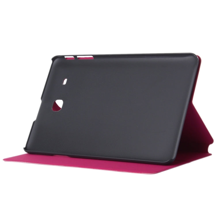 Frosted Texture Leather Case with Holder for Galaxy Tab E 9.6 / T560
