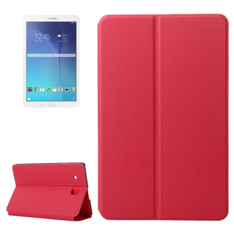 Frosted Texture Leather Case with Holder for Galaxy Tab E 9.6 / T560