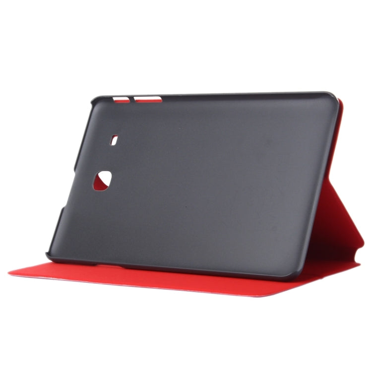 Frosted Texture Leather Case with Holder for Galaxy Tab E 9.6 / T560