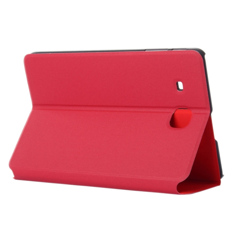Frosted Texture Leather Case with Holder for Galaxy Tab E 9.6 / T560