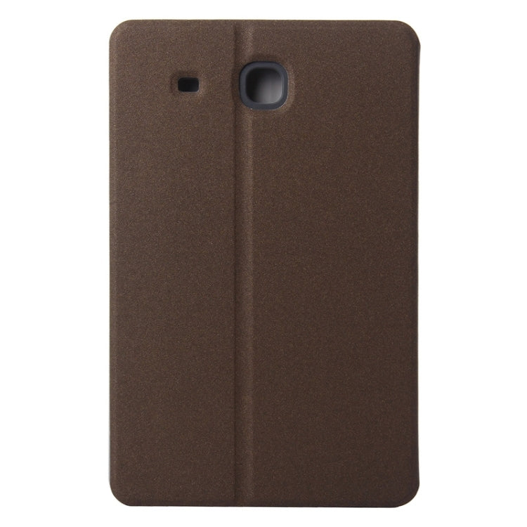 Frosted Texture Leather Case with Holder for Galaxy Tab E 9.6 / T560