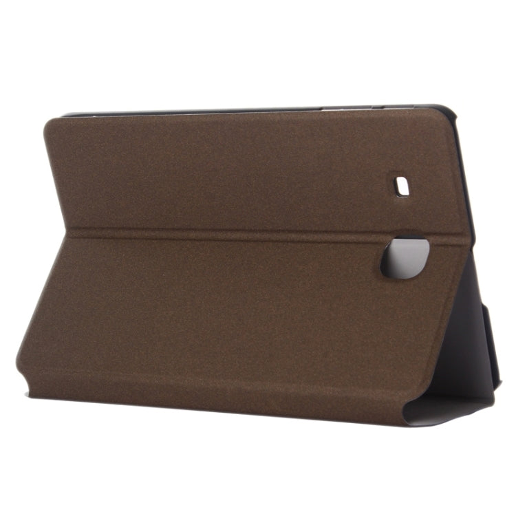 Frosted Texture Leather Case with Holder for Galaxy Tab E 9.6 / T560