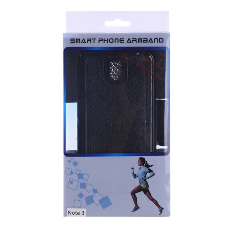 Detachable 2 in 1 Magnet Sports Armband + Phone Case for Galaxy Note III / N900(Black)