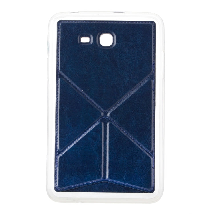 Multi-folding TPU Case with Holder for Galaxy Tab 3 Lite 7.0 / T110