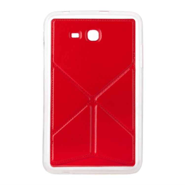 Multi-folding TPU Case with Holder for Galaxy Tab 3 Lite 7.0 / T110
