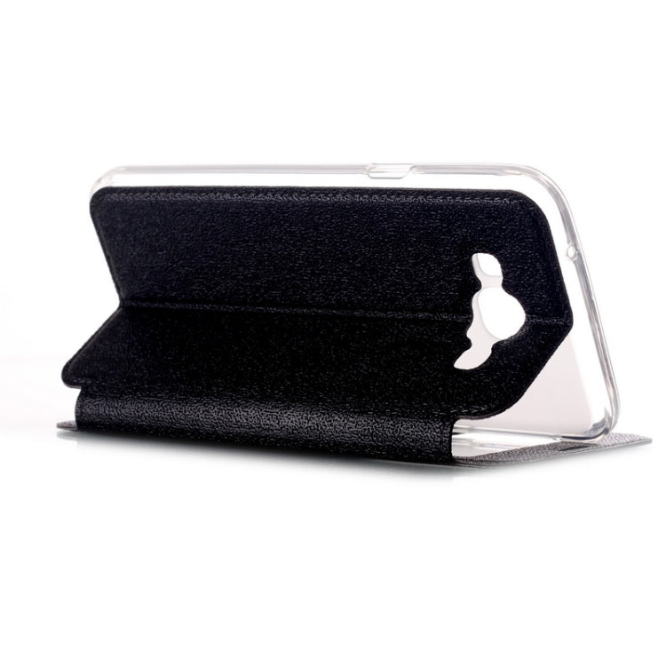 UFO Flavedo Texture Horizontal Flip Leather Case with Caller ID Display & Holder & Card Slot for Galaxy A8 / A800F