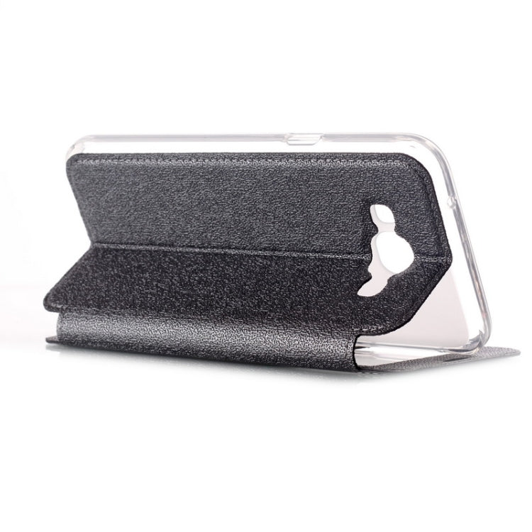 UFO Flavedo Texture Horizontal Flip Leather Case with Caller ID Display & Holder & Card Slot for Galaxy A8 / A800F