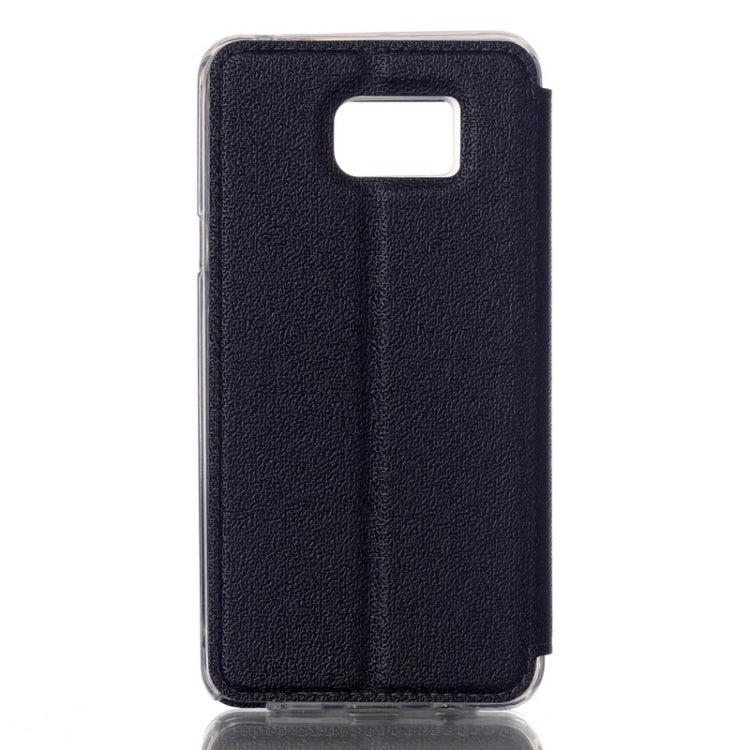 UFO Flavedo Texture Horizontal Flip Leather Case with Caller ID Display & Holder & Card Slot for Galaxy Note 5
