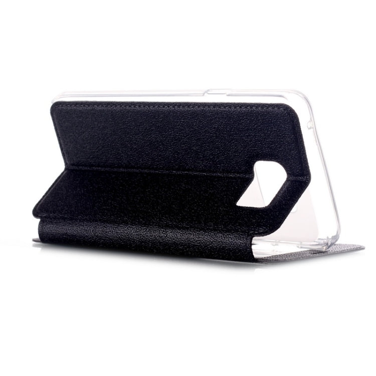 UFO Flavedo Texture Horizontal Flip Leather Case with Caller ID Display & Holder & Card Slot for Galaxy Note 5