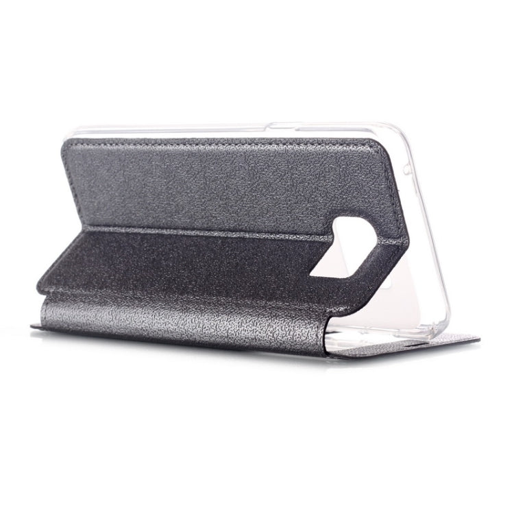 UFO Flavedo Texture Horizontal Flip Leather Case with Caller ID Display & Holder & Card Slot for Galaxy Note 5