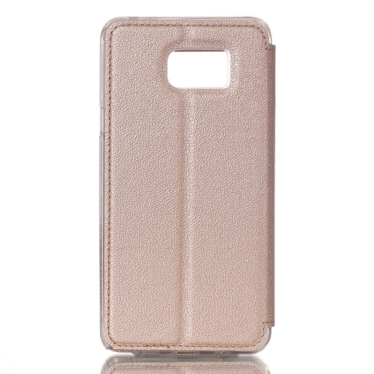 UFO Flavedo Texture Horizontal Flip Leather Case with Caller ID Display & Holder & Card Slot for Galaxy Note 5