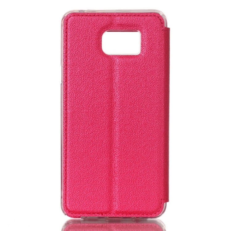 UFO Flavedo Texture Horizontal Flip Leather Case with Caller ID Display & Holder & Card Slot for Galaxy Note 5