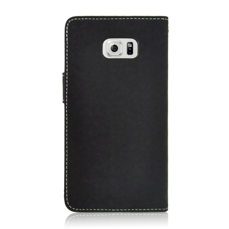 For Galaxy S6 Edge+ Horizontal Flip Leather Case with Holder & Card Slots & Wallet