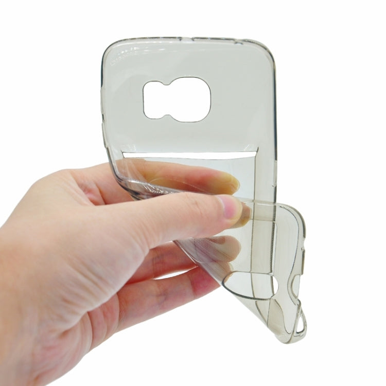 For Galaxy S6 Edge / G925 Ultrathin TPU Case with Card Slot