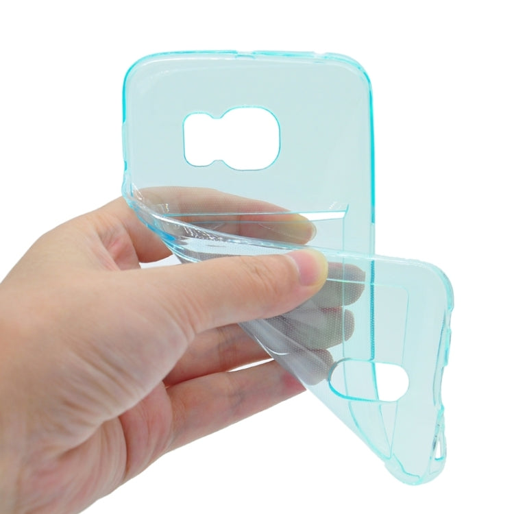 For Galaxy S6 Edge / G925 Ultrathin TPU Case with Card Slot