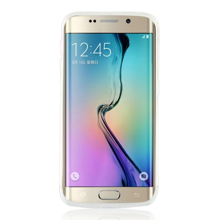 For Galaxy S6 Edge / G925 Ultrathin TPU Case with Card Slot
