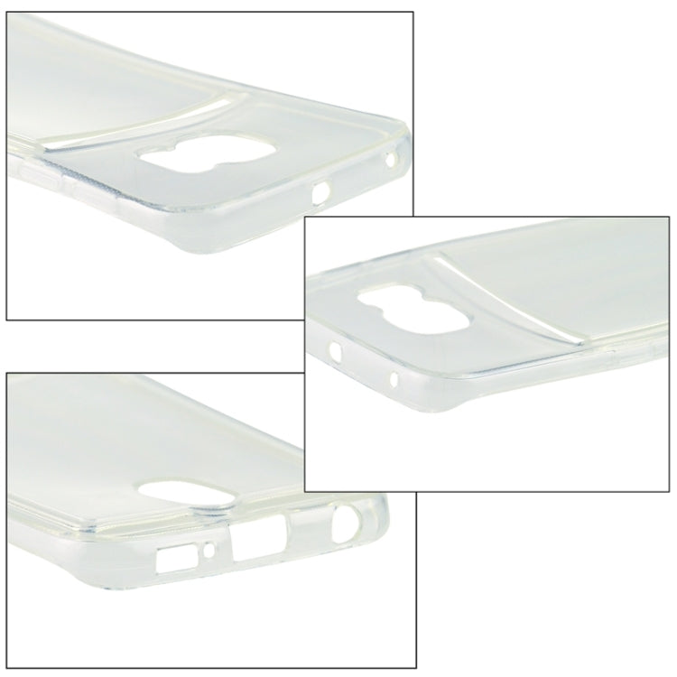 For Galaxy S6 Edge / G925 Ultrathin TPU Case with Card Slot