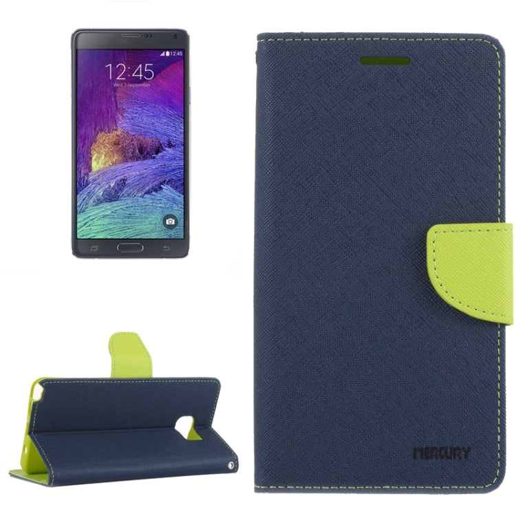 Color Matching Style Cross Texture Horizontal Flip Leather Case with Holder & Card Slots & Wallet for Galaxy Note 5 / N920