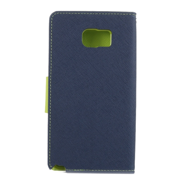 Color Matching Style Cross Texture Horizontal Flip Leather Case with Holder & Card Slots & Wallet for Galaxy Note 5 / N920