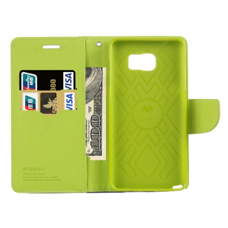 Color Matching Style Cross Texture Horizontal Flip Leather Case with Holder & Card Slots & Wallet for Galaxy Note 5 / N920