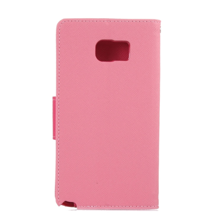 Color Matching Style Cross Texture Horizontal Flip Leather Case with Holder & Card Slots & Wallet for Galaxy Note 5 / N920