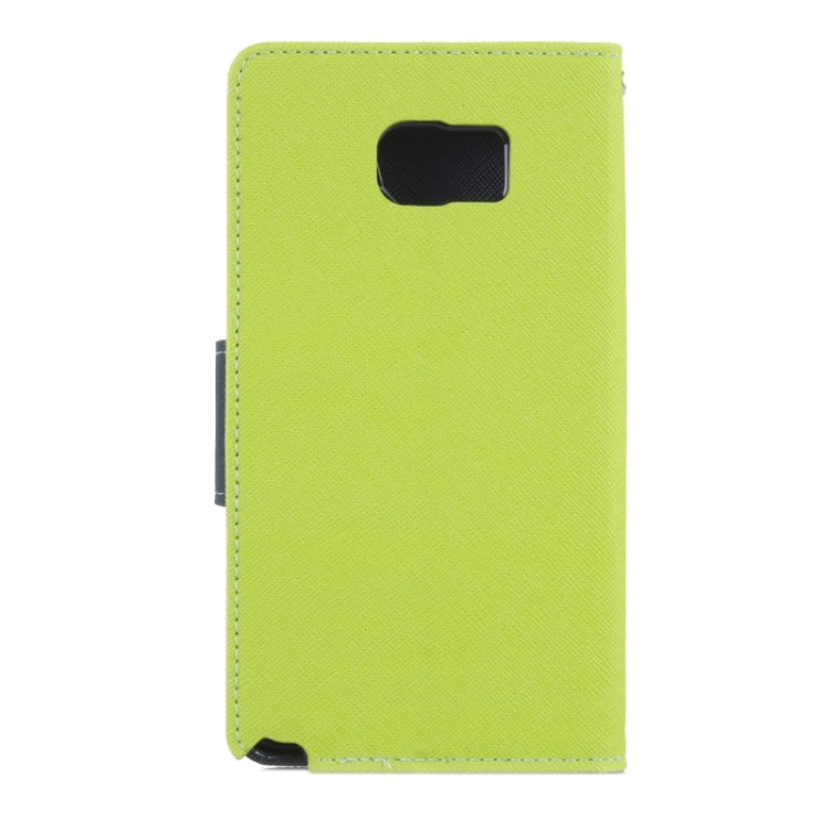 Color Matching Style Cross Texture Horizontal Flip Leather Case with Holder & Card Slots & Wallet for Galaxy Note 5 / N920