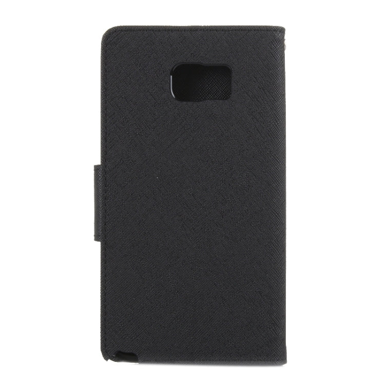 Color Matching Style Cross Texture Horizontal Flip Leather Case with Holder & Card Slots & Wallet for Galaxy Note 5 / N920